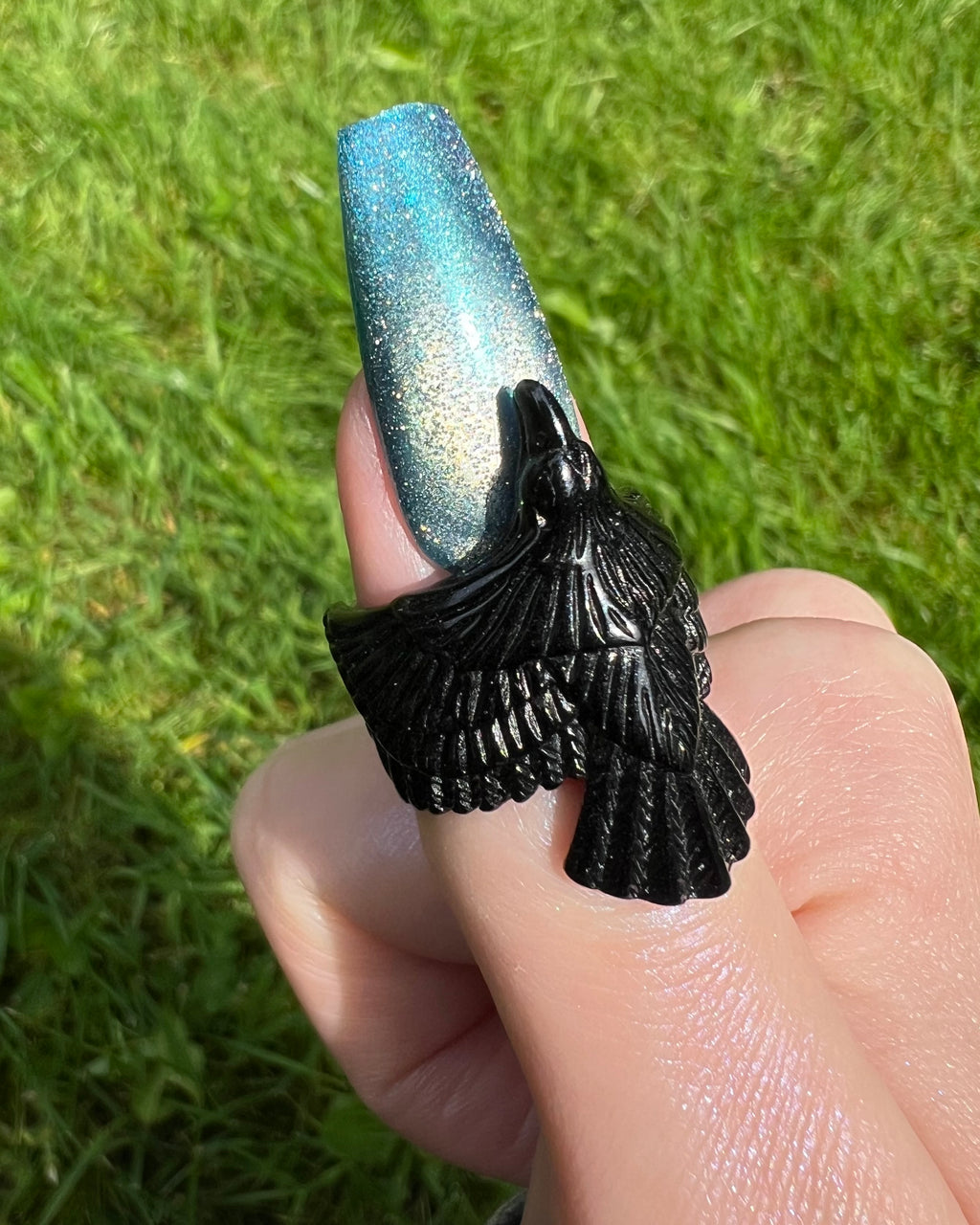 Our Blue (blue shimmer topper)