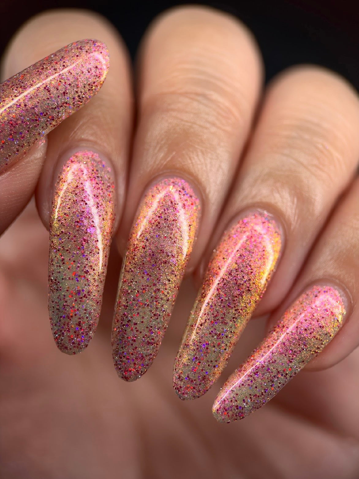 Also Hikaru 光 (buildable glitter-shimmer topper)