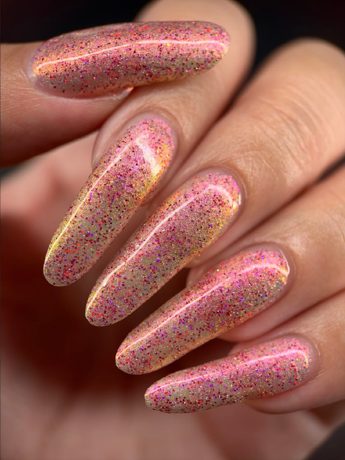 Also Hikaru 光 (buildable glitter-shimmer topper)