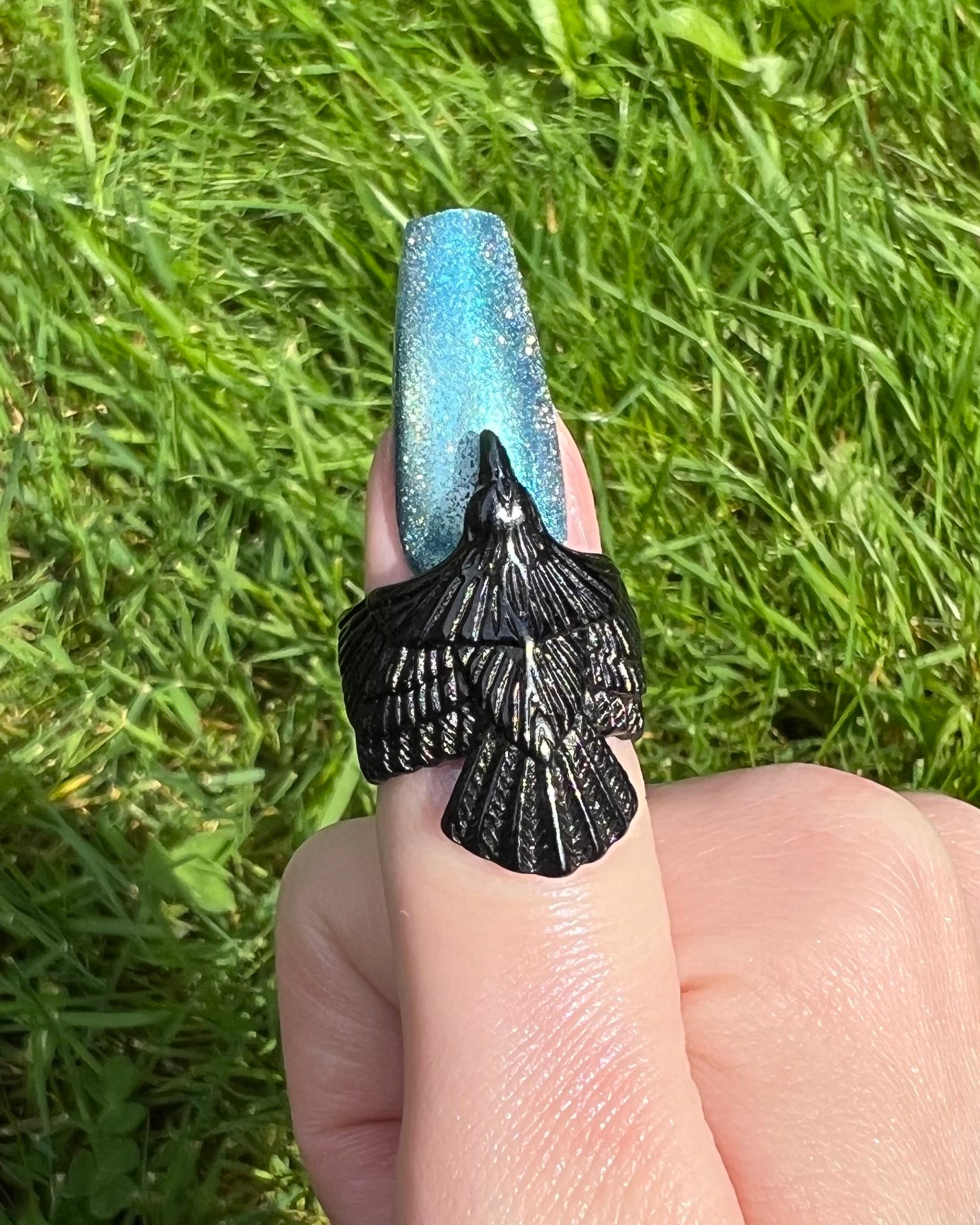 Our Blue (blue shimmer topper)