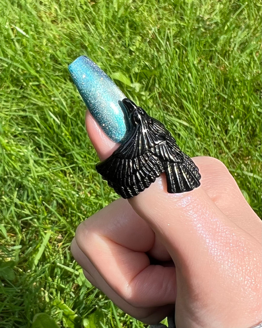 Our Blue (blue shimmer topper)