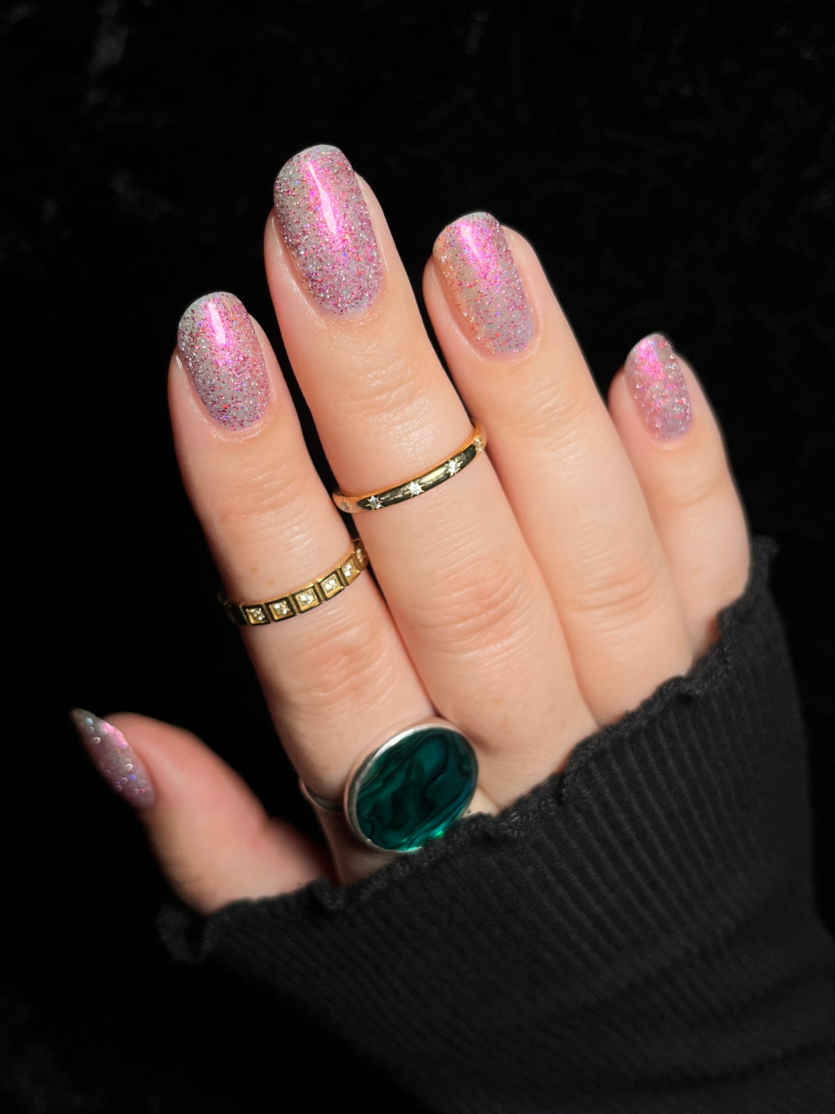 Also Hikaru 光 (buildable glitter-shimmer topper)
