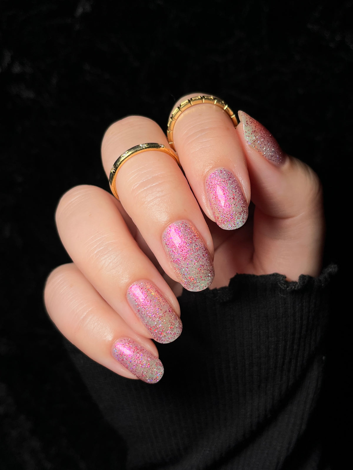 Also Hikaru 光 (buildable glitter-shimmer topper)