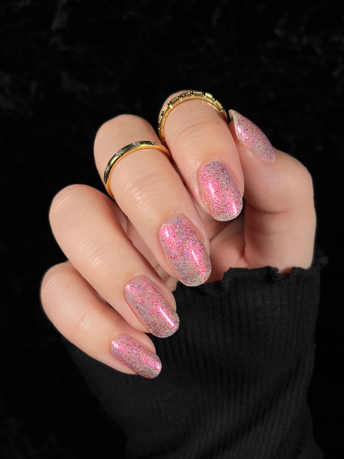 Also Hikaru 光 (buildable glitter-shimmer topper)