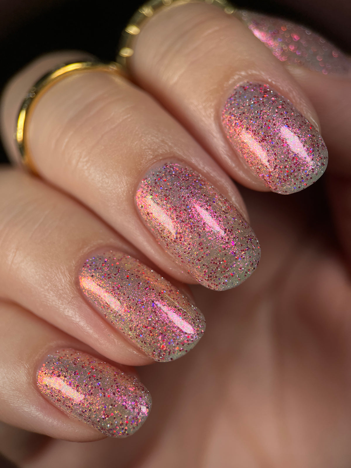 Also Hikaru 光 (buildable glitter-shimmer topper)