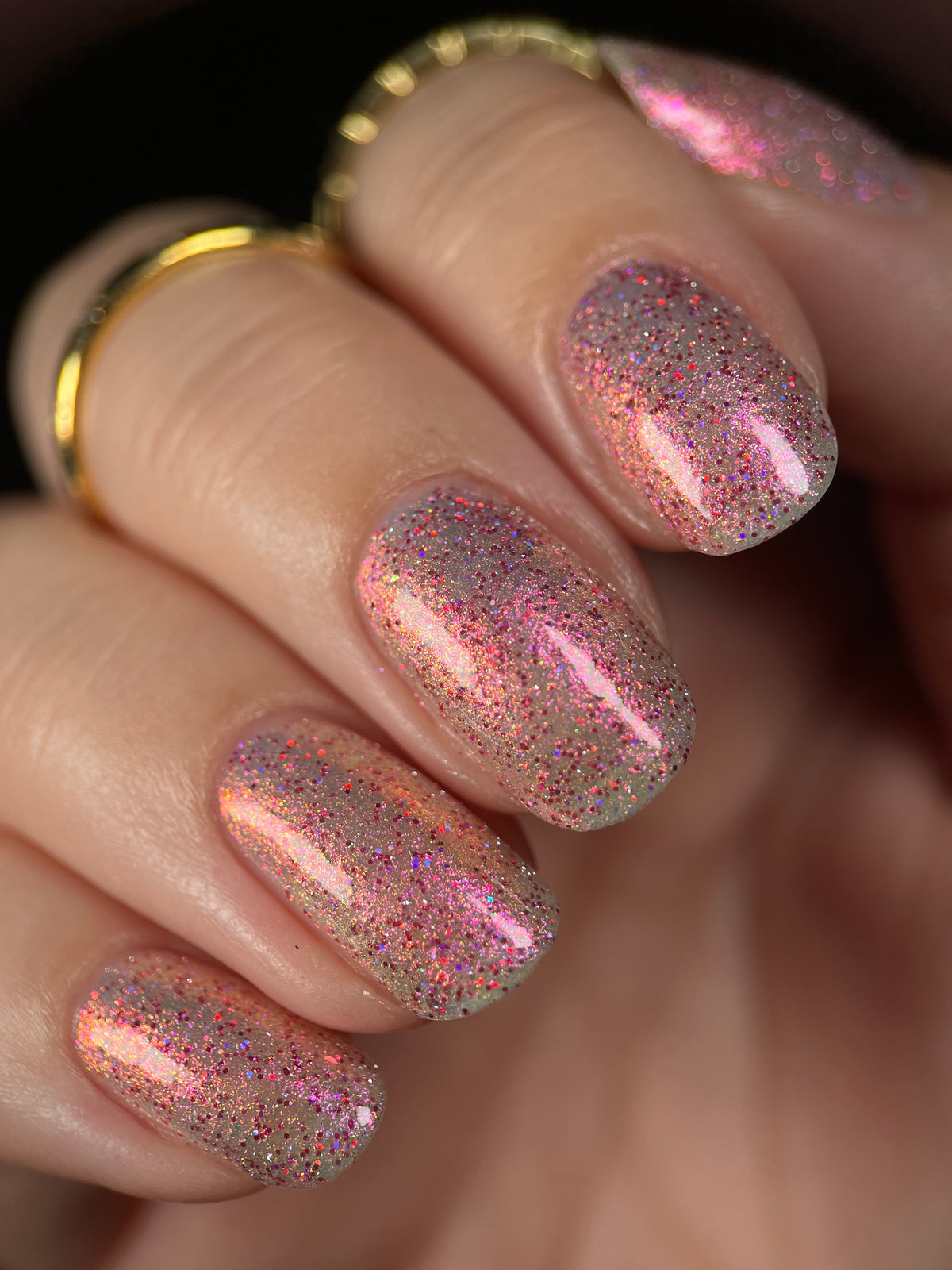 Also Hikaru 光 (buildable glitter-shimmer topper)