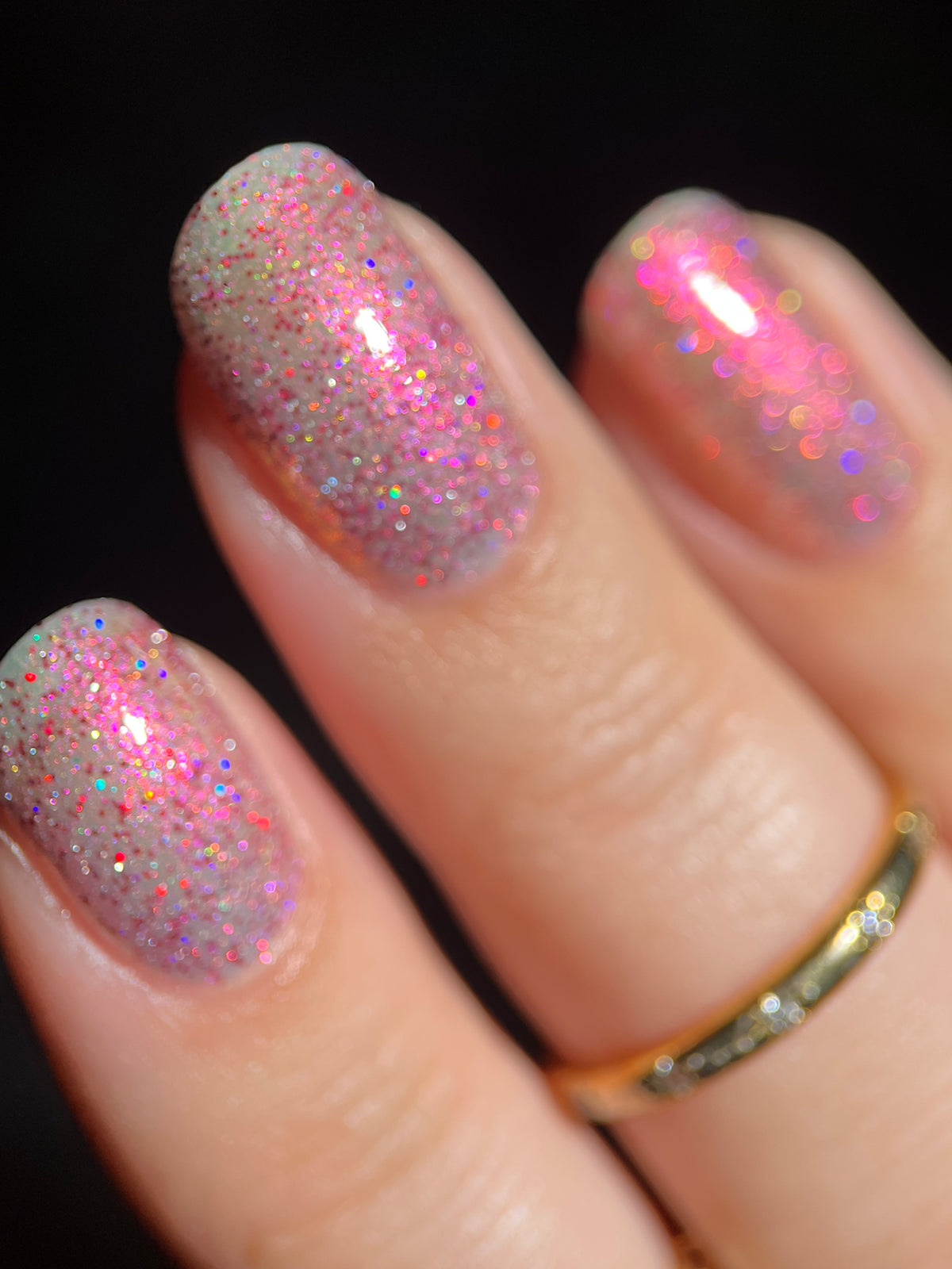 Also Hikaru 光 (buildable glitter-shimmer topper)