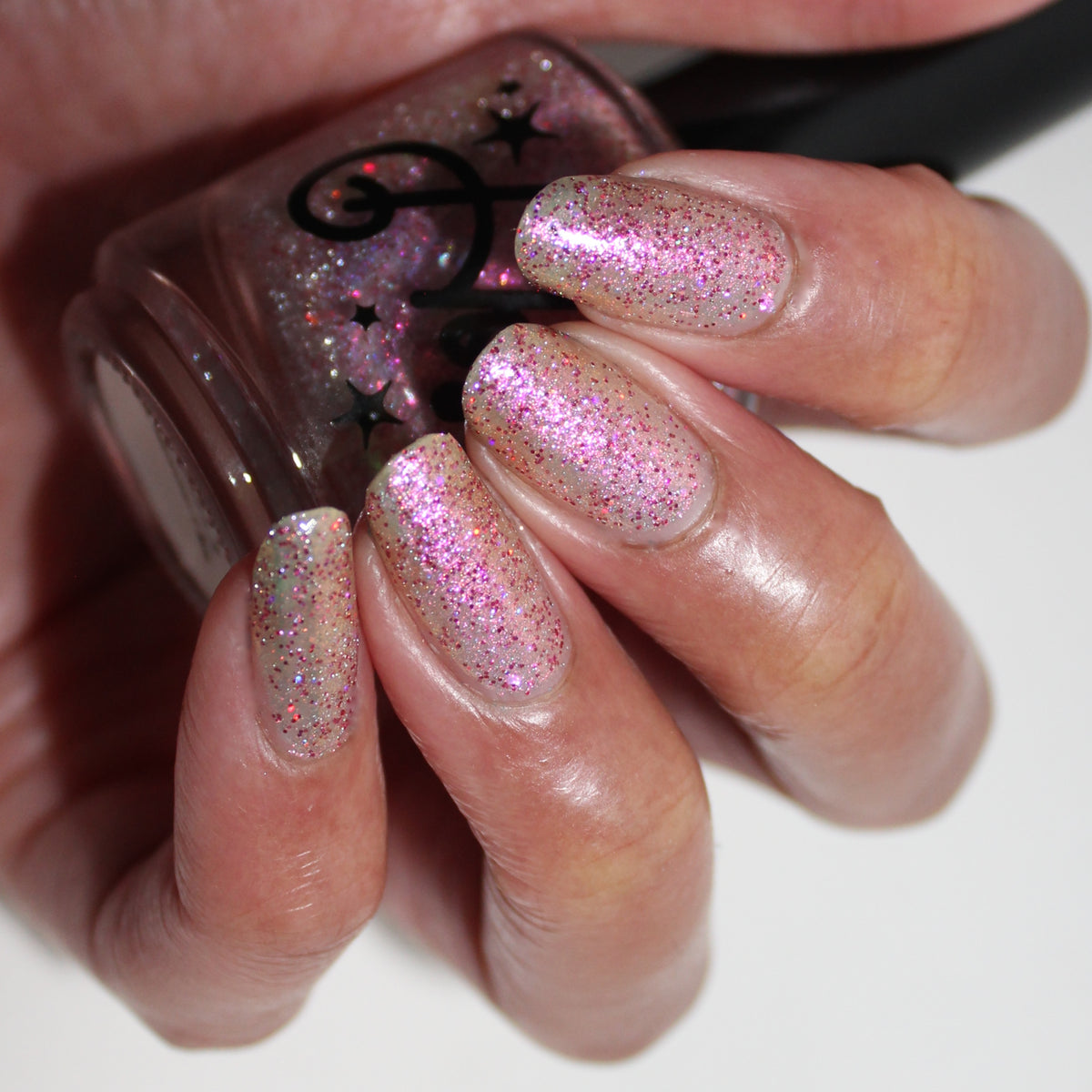 Also Hikaru 光 (buildable glitter-shimmer topper)