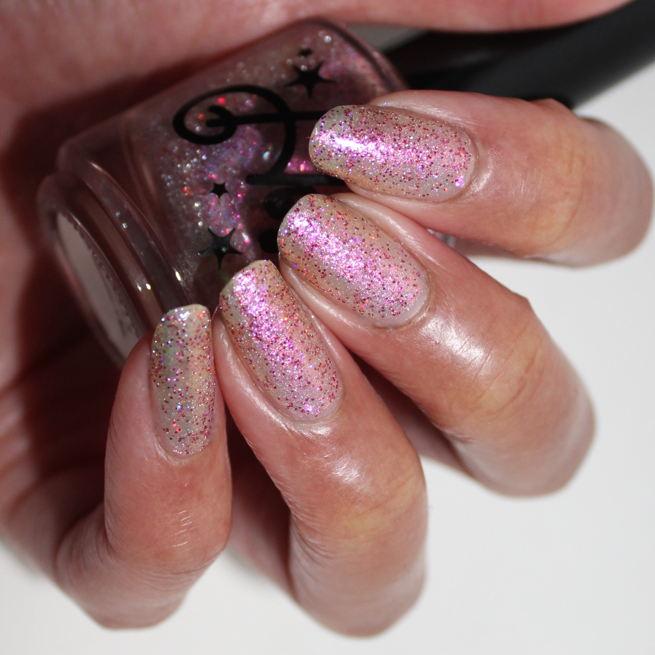 Also Hikaru 光 (buildable glitter-shimmer topper)