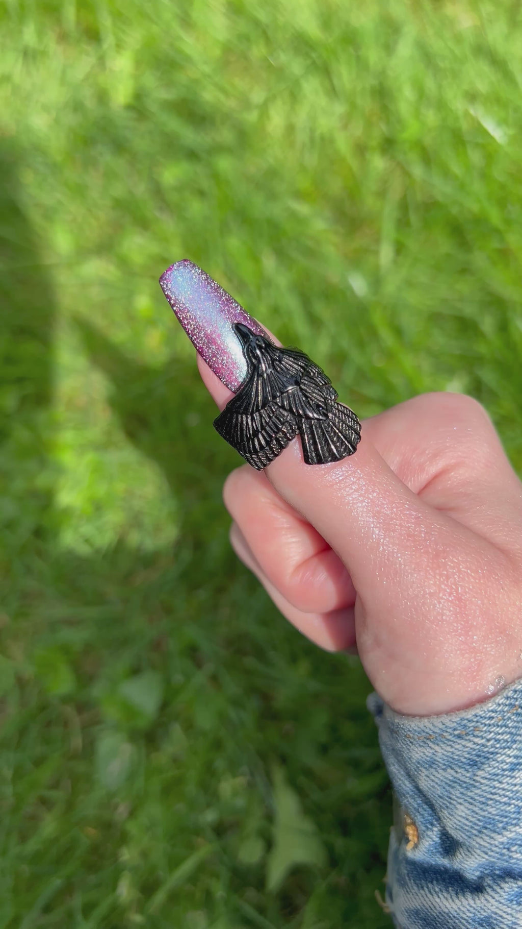 Our Blue (blue shimmer topper)