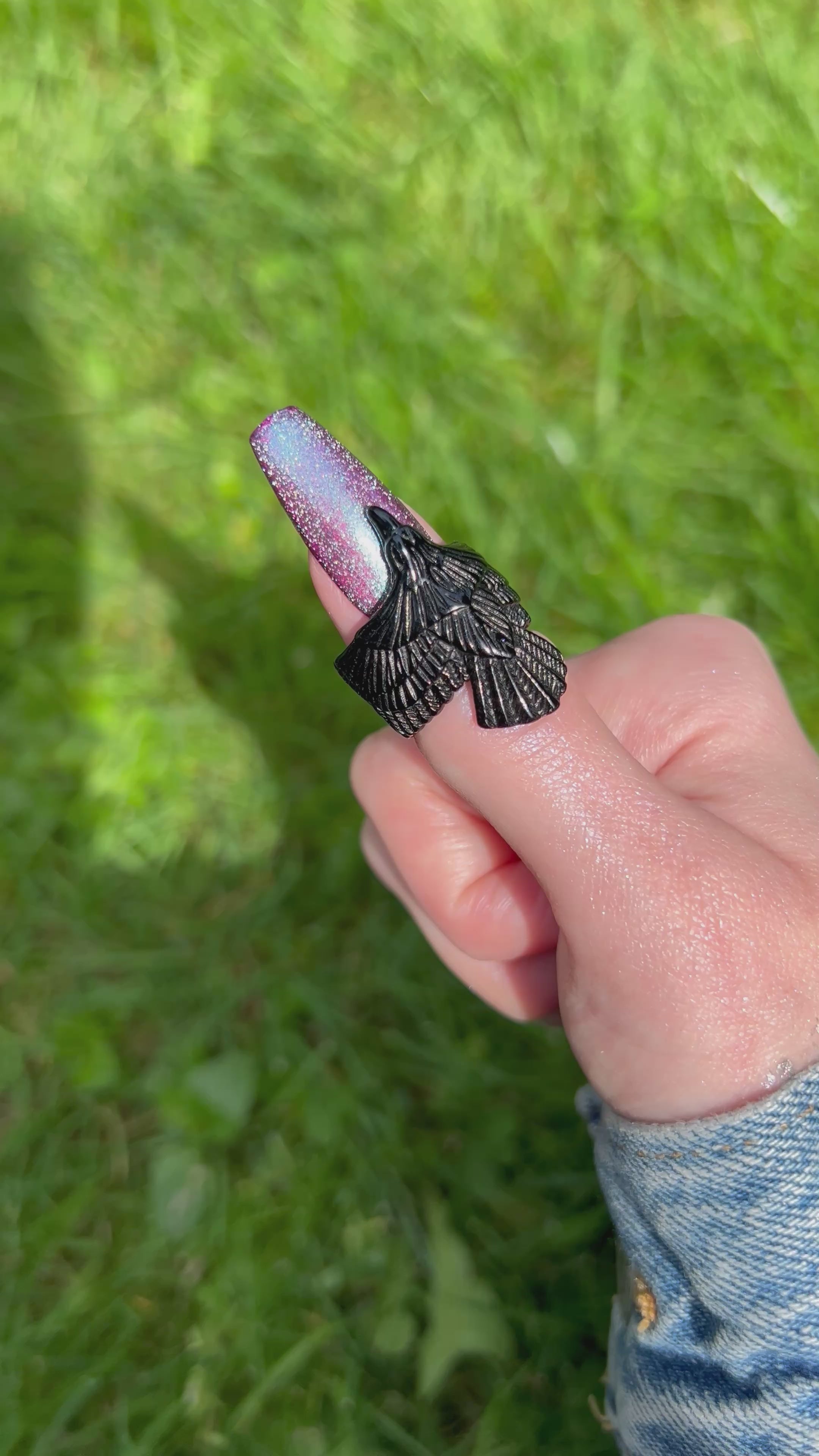 Our Blue (blue shimmer topper)